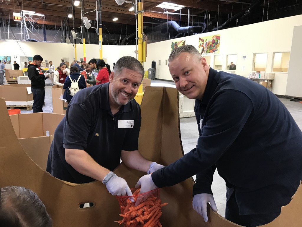 AVLS Staff Volunteer at Local Food Bank